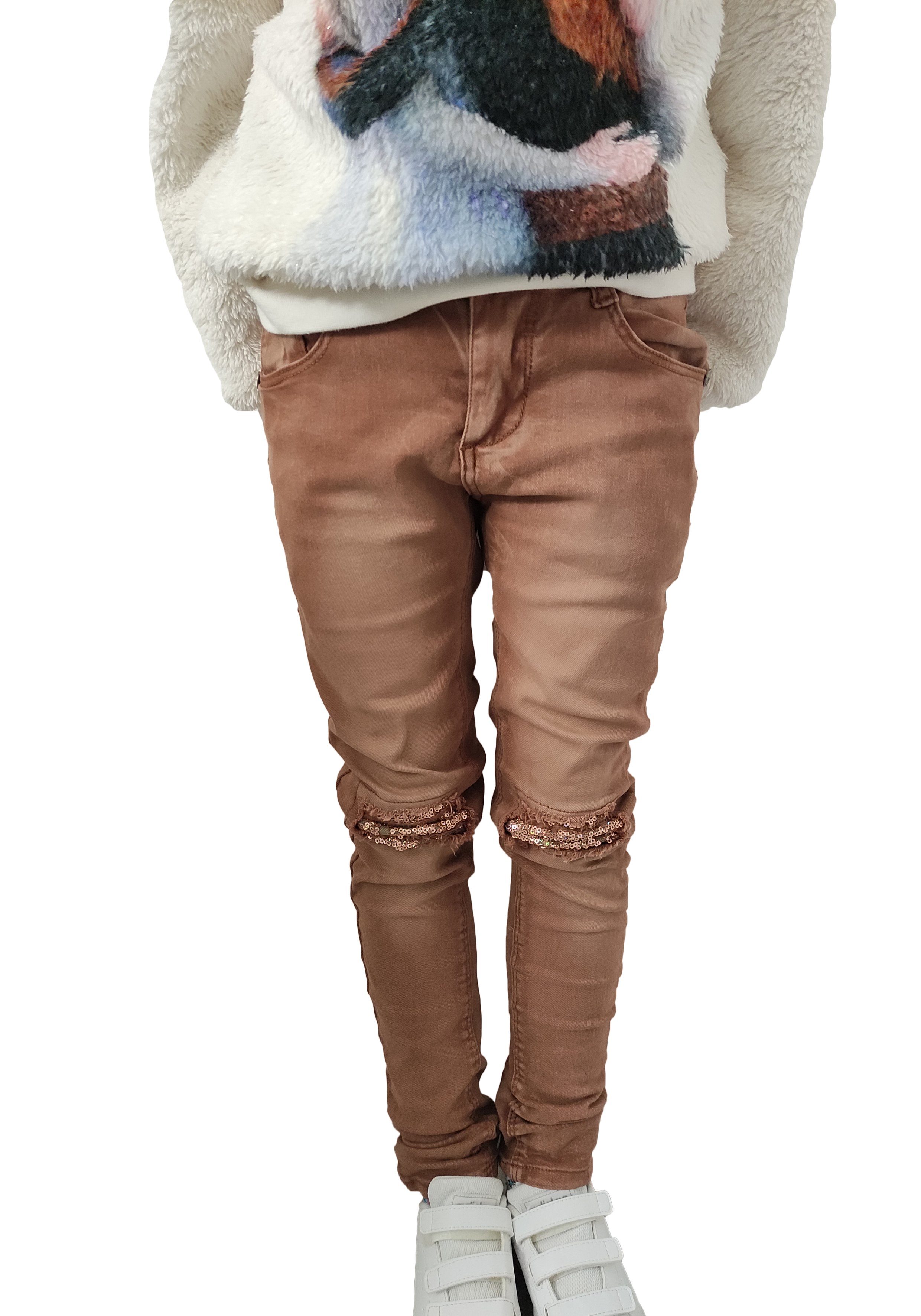 Family Trends Slim-fit-Jeans mit verspielter Pailletten-Applikation