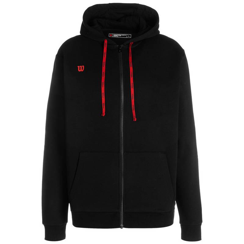Wilson Fundamentals Cotton Zip Trainingsjacke Herren
