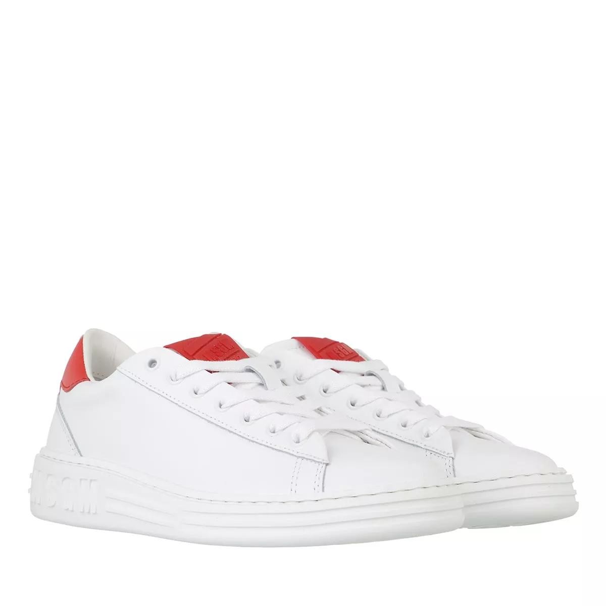 MSGM Freizeit Schnürer rot Low-Top Sneaker