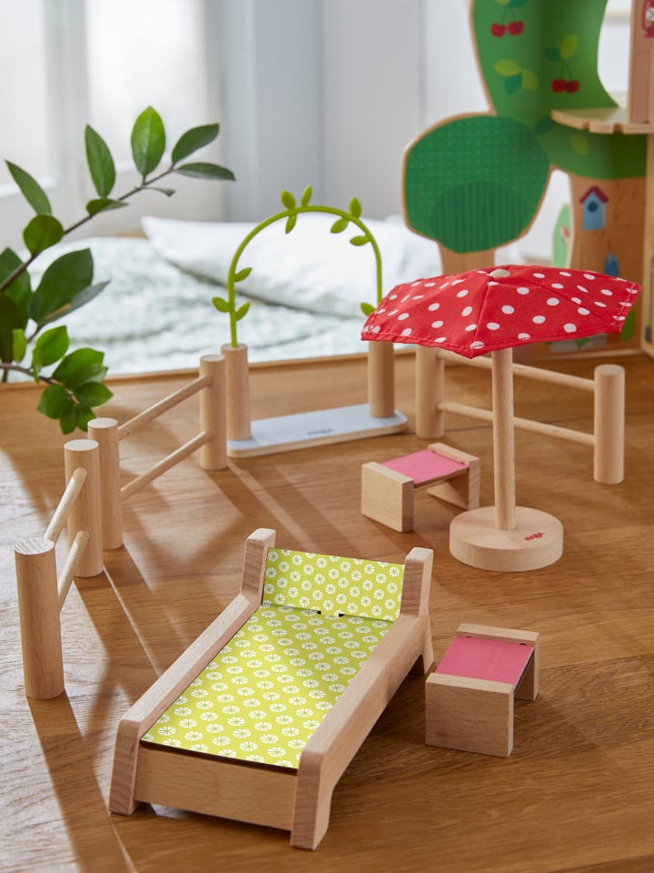 Haba Minipuppe Little Friends in Möbel Garten günstig kaufen onesize
