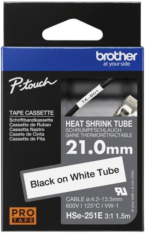 Brother Beschriftungsband Authentic HSE-251E selbstklebend