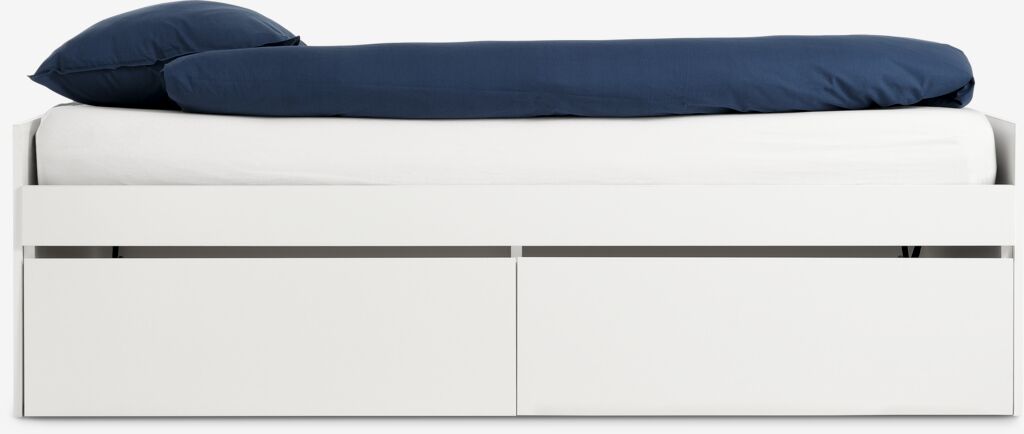 TANGBJERG seng med skuff TANGBJERG 90/180x200 hvit
