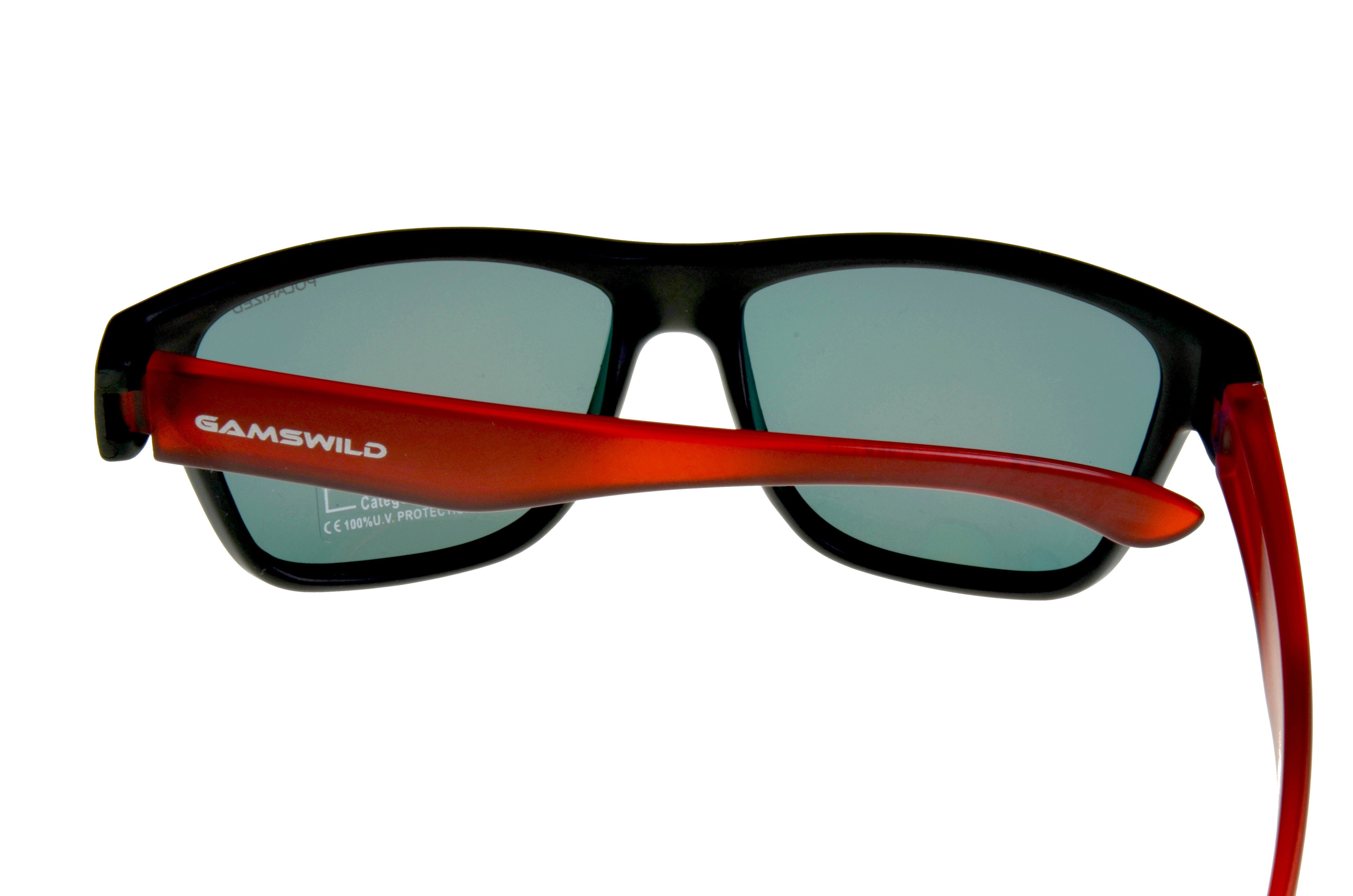 Gamswild Sonnenbrille WJ2118 GAMSKIDS Jugendbrille 8-18 Jahre Kinderbrille kids Unisex halbtransparenter Rahmen NEU 