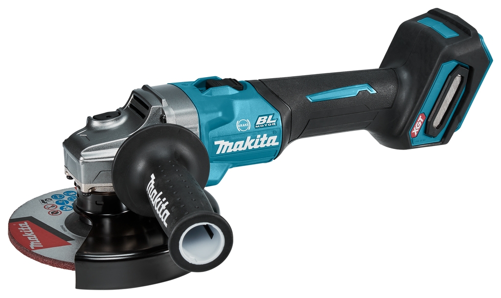 Makita GA035GZ kotni brusilnik 40V max z zaklepnim stikalom 150 mm brez baterij in polnilnika