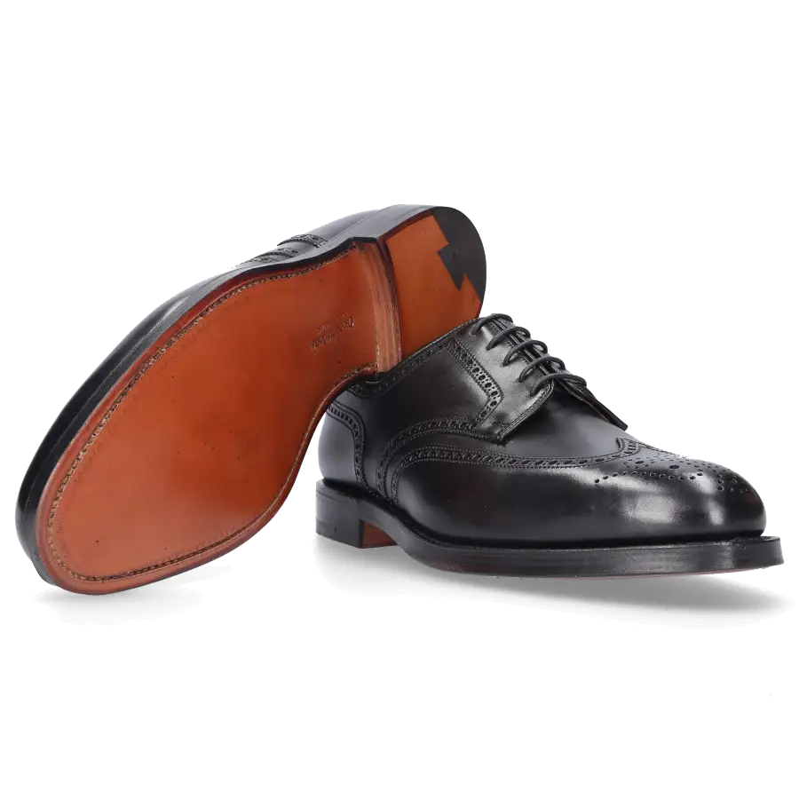 Crockett & Jones - Businessschuhe Derby CARDIFF schwarz - schwarz