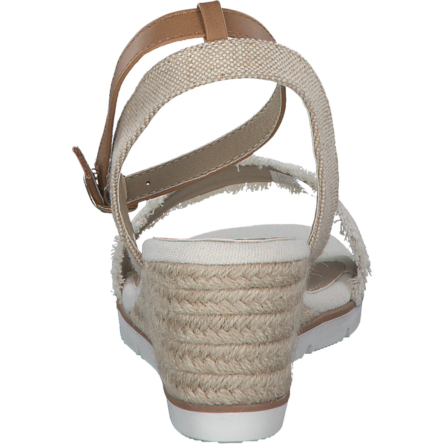 Tom Tailor 5390040017, Plateau-Sandaletten, Damen, Beige