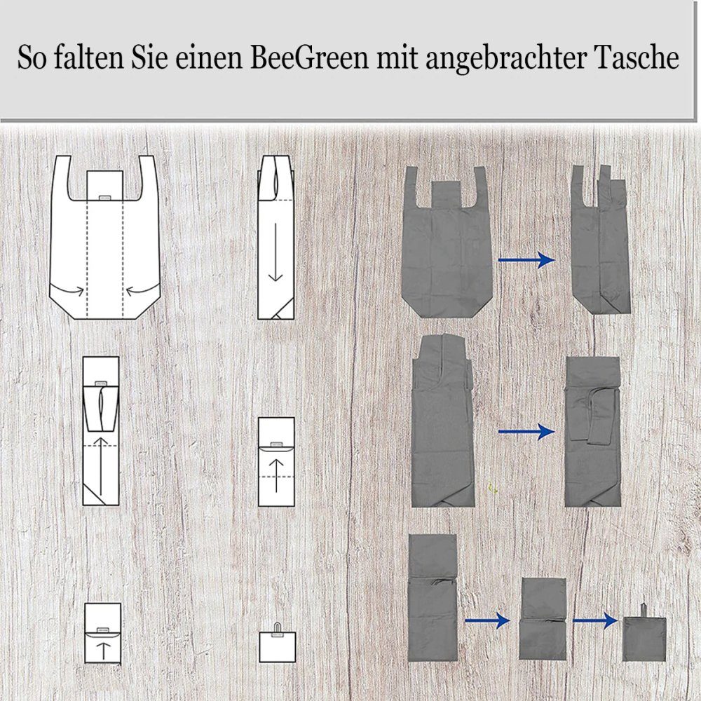 Lubgitsr Aufbewahrungstasche Hochwertige Stoffbeutel - Beutel für Wäsche, Sport, Shopping (2-tlg)