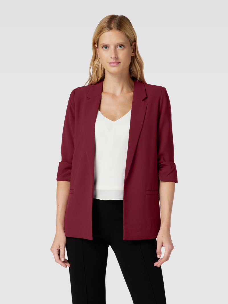 Blazer mit offener Vorderseite Modell 'Shirley' in bordeaux rot