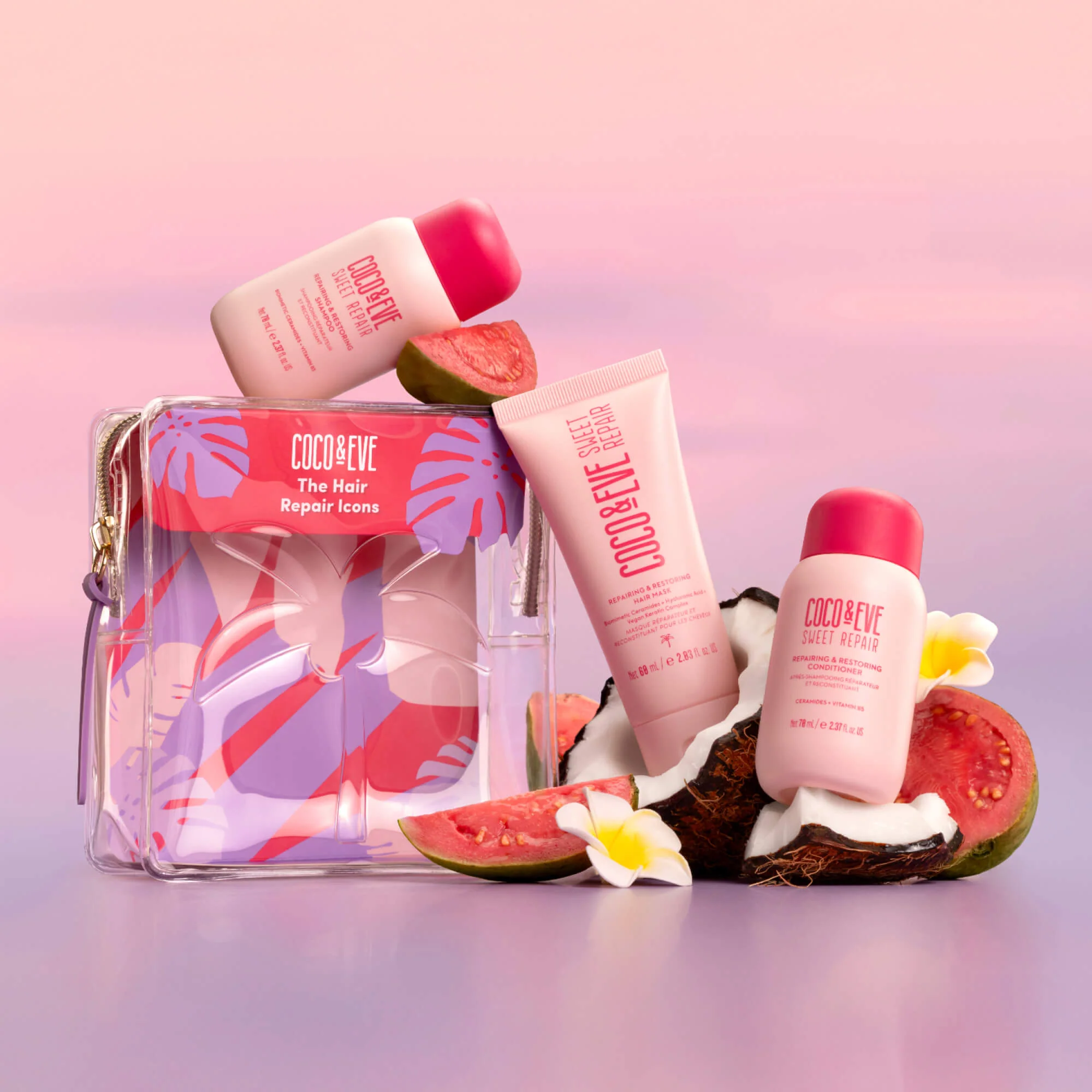 Sweet Repair Icoanele pentru repararea părului - Seturi pentru păr, Șampon întăritor, Șampon reparator, Balsam întăritor