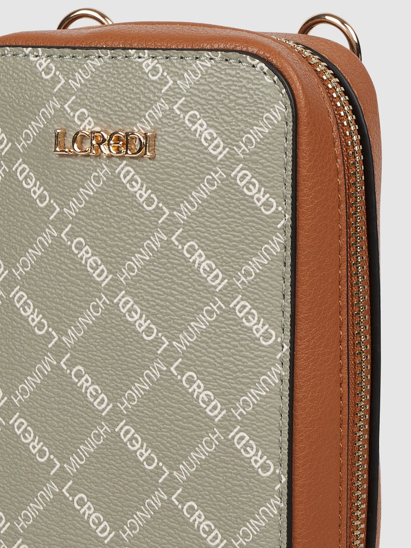 Handytasche in Leder-Optik Modell 'Filiberta' in stein