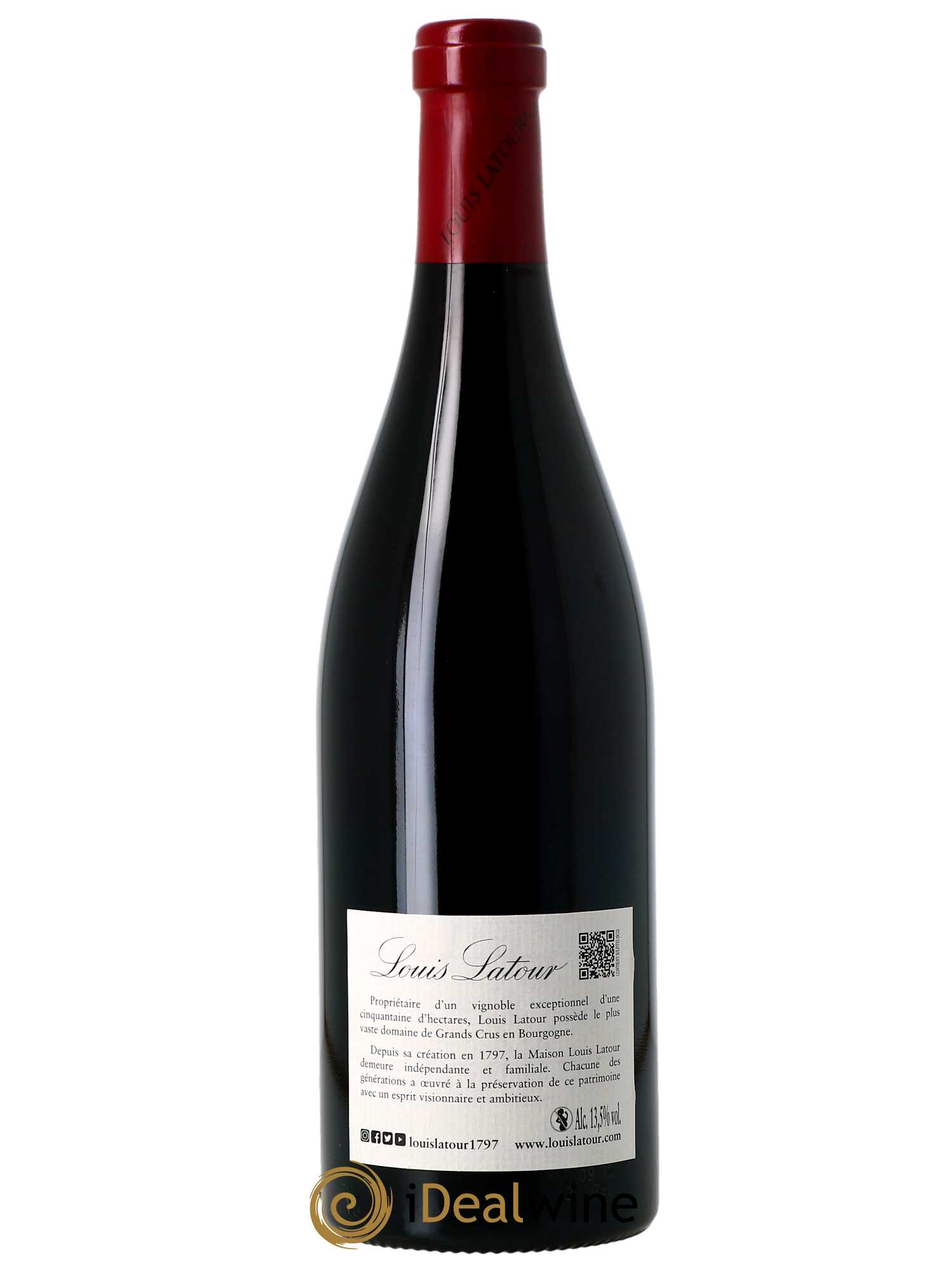 Chambertin Grand Cru Cuvée Héritiers Latour Louis Latour  2021 - Lot de 1 Bouteille