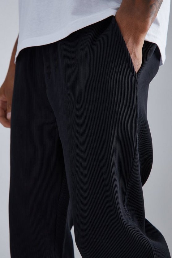 Tall schmale Hose mit elastischem Bund