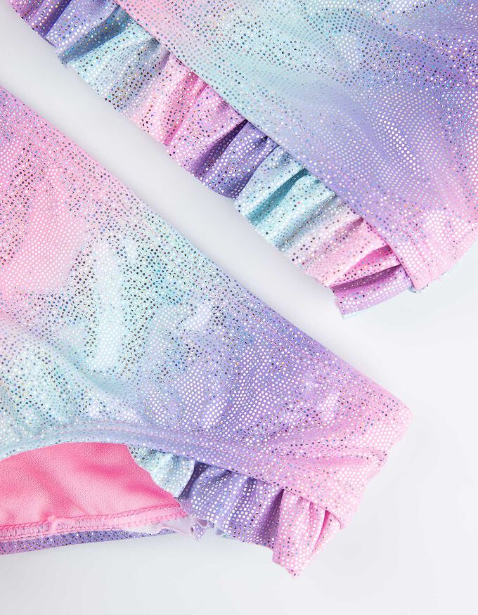 Set aus Bikinitop und Bikinislip - Volants