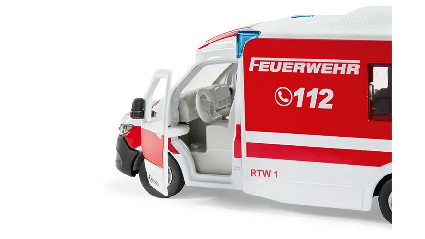 SIKU 2115 Super - Mercedes-Benz Sprinter Miesen Typ C Rettungswagen