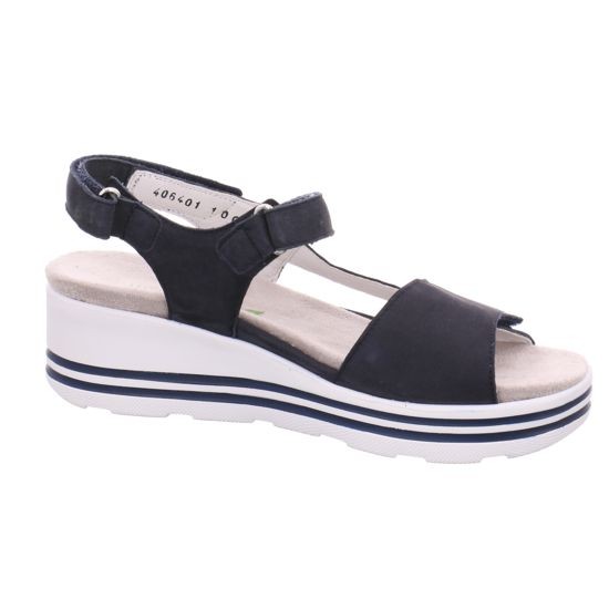 WALDLÄUFER Keilsandalen blau 728003
