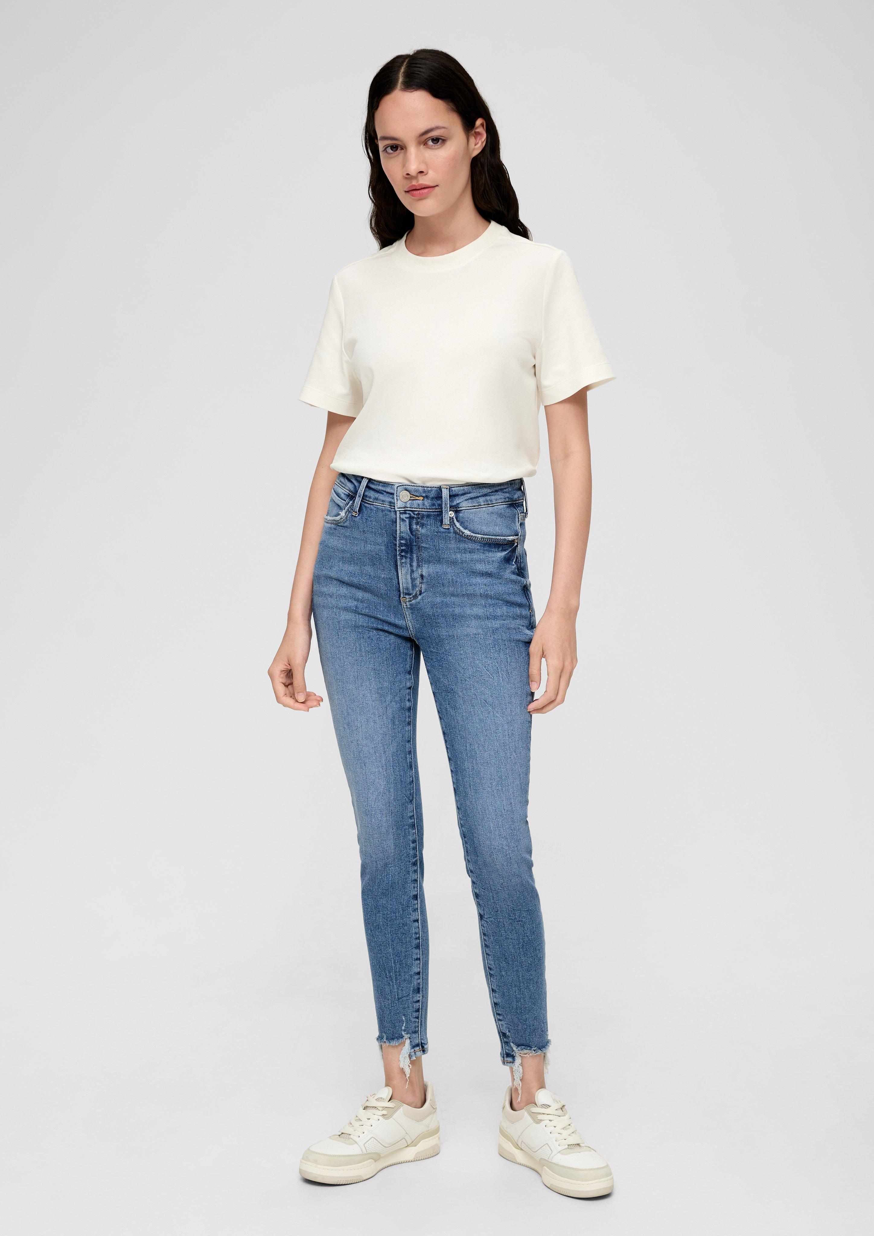 Ankle-Jeans Izabell / Skinny Fit / Mid Rise / Skinny Leg / Baumwollstretch  2135802-54Z3