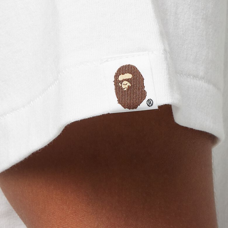 A Bathing Ape Woodland Camo Busy Works Tee M white