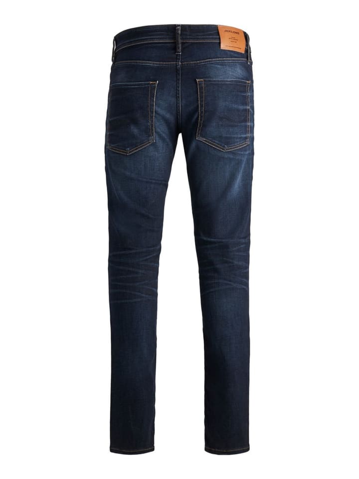 Jack & Jones Jeans TIM Straight Legs Flat Front TIM ORIGINAL in Dunkelblau günstig kaufen