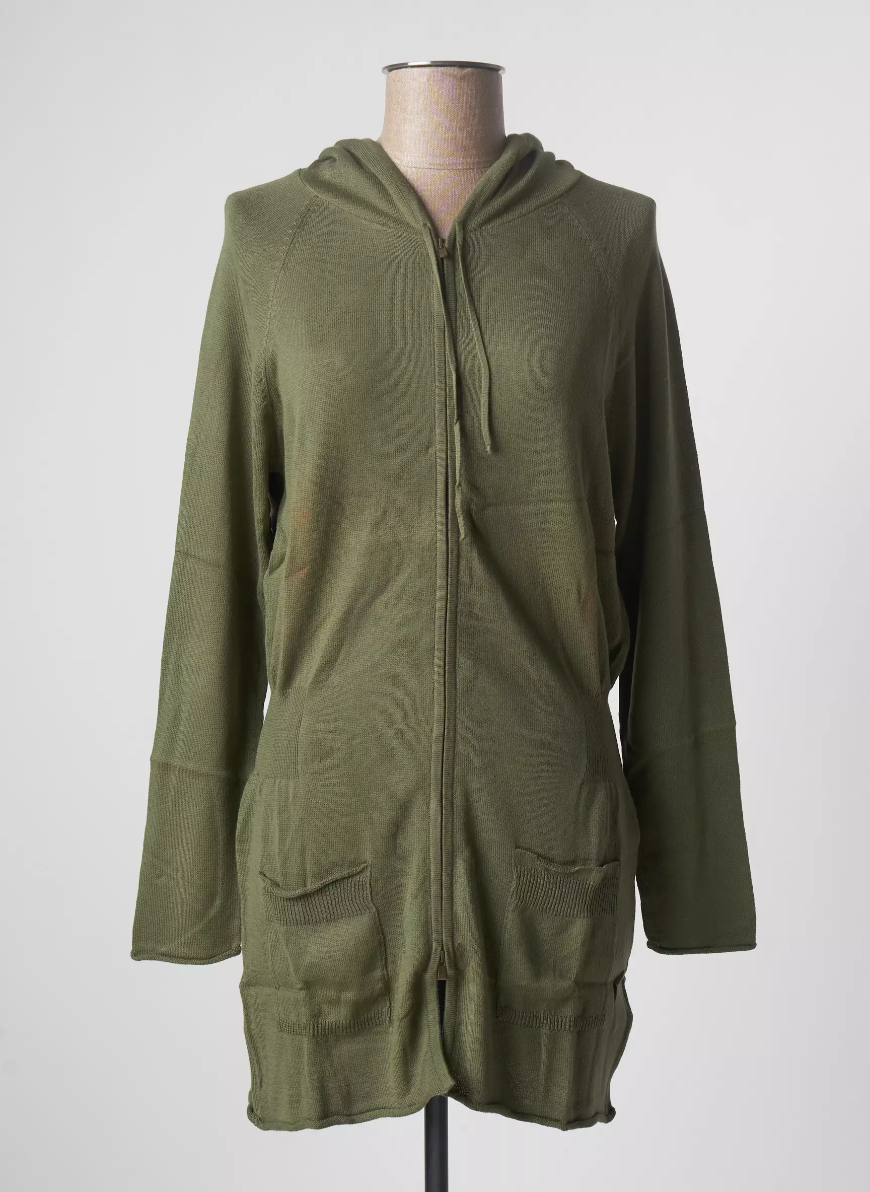 Stefan Green Cardigans Femme couleur vert