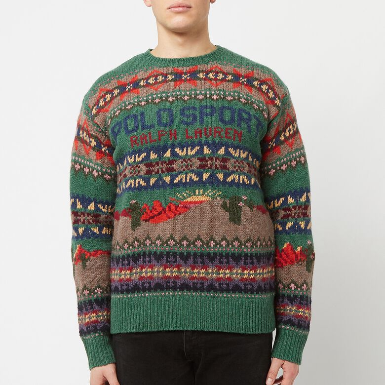 Polo Ralph Lauren Long Sleeve Pullover green multi