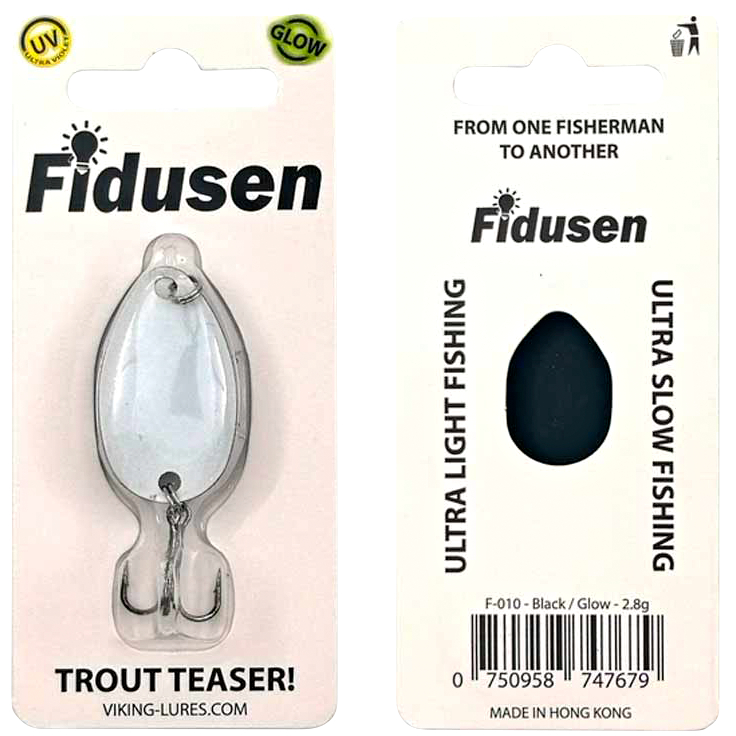 OGP Kunstköder Fidusen (Black/White, 2,8 g)