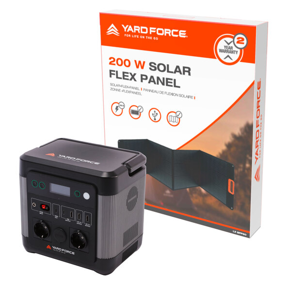 Powerstation LX PS1200 + Solar Panel LX SPP20