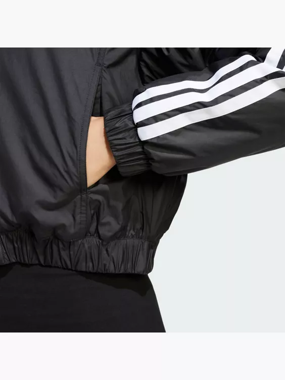 adidas Essentials 3-Streifen Insulated Crop Bomberjacke