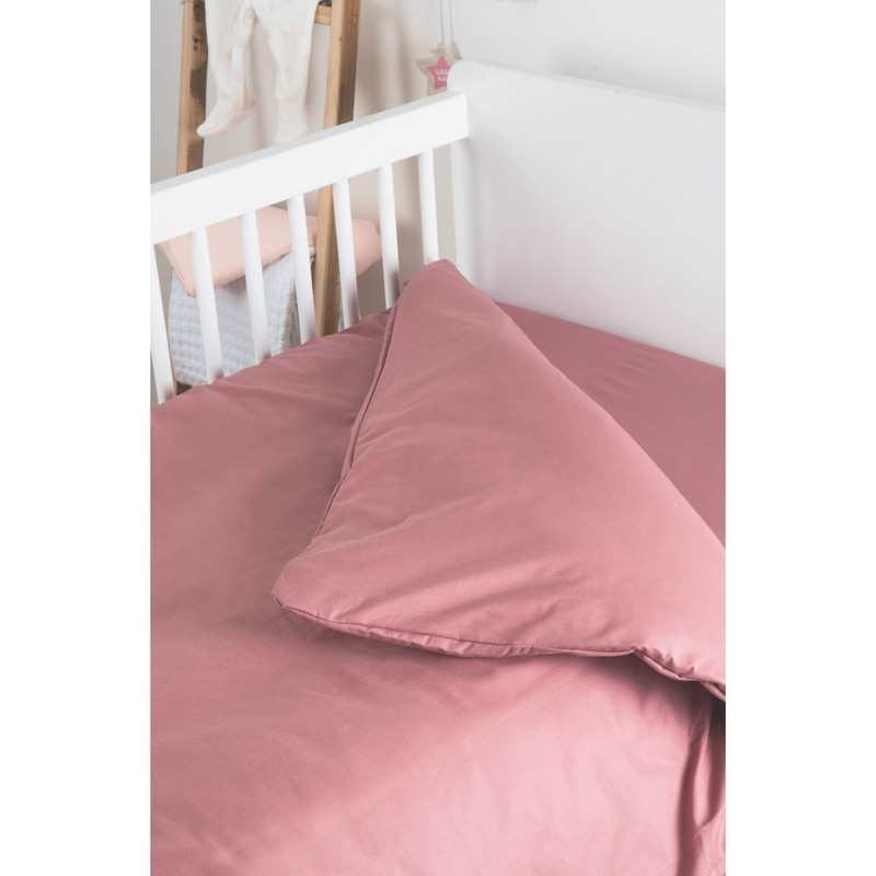 Housse de couette bébé unie en Coton Bio