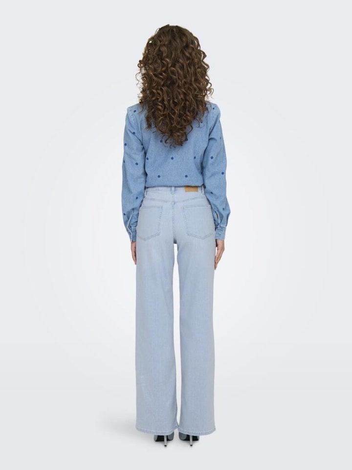 ONLY Jeans in light blue bleached denim günstig kaufen