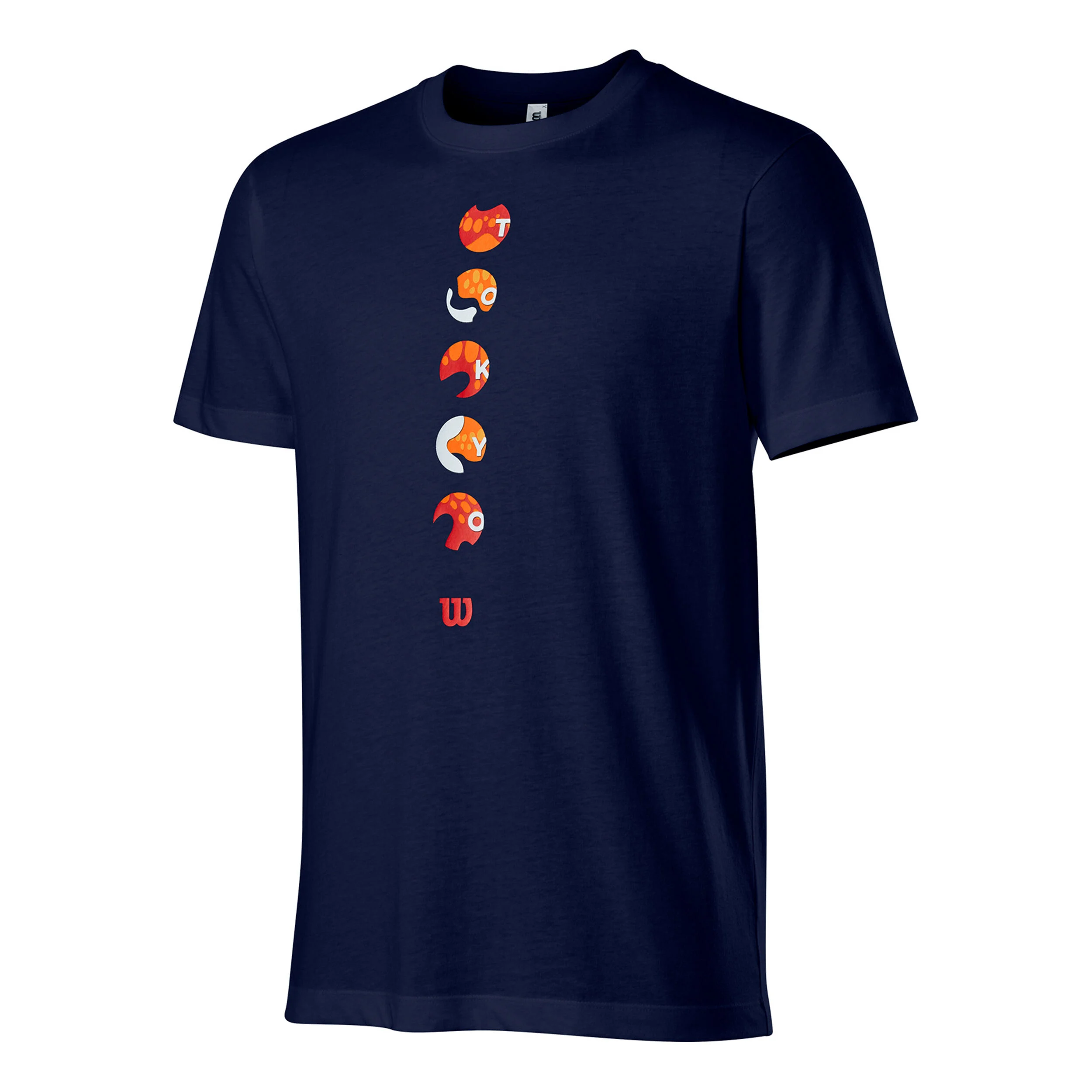 Tokyo Tech T-Shirt Kinder - Dunkelblau, Orange