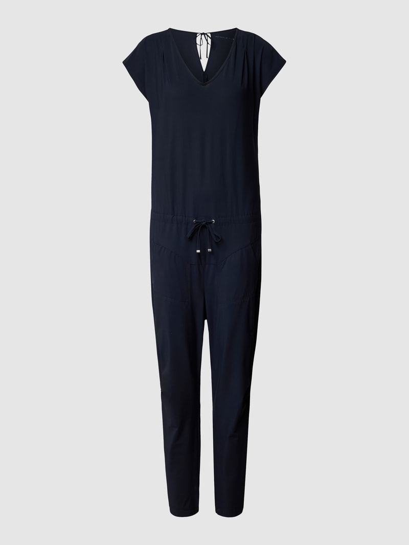 Jumpsuit mit seitlichen Eingrifftaschen Modell GIRA JUMPY in marineblau