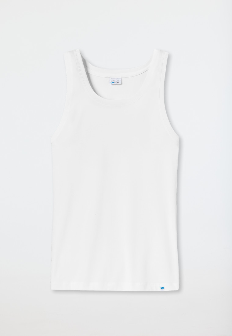 Unterhemd weiß - Long Life Cotton