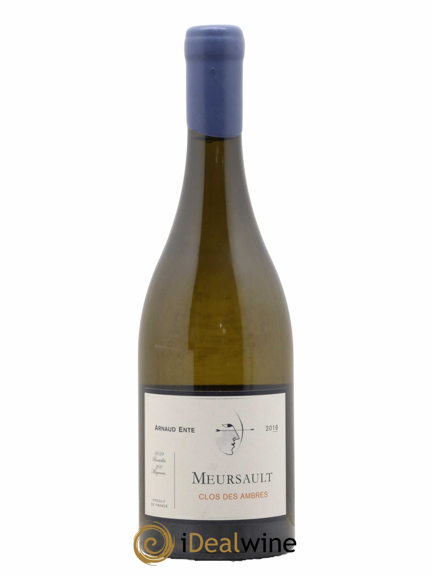 Meursault Clos des Ambres Arnaud Ente  2016 - Lot de 1 Bouteille