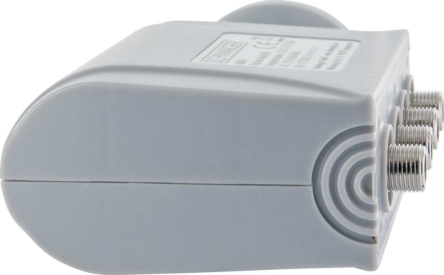Schwaiger Digitales Quad LNB mit Wetterschutzabdeckung