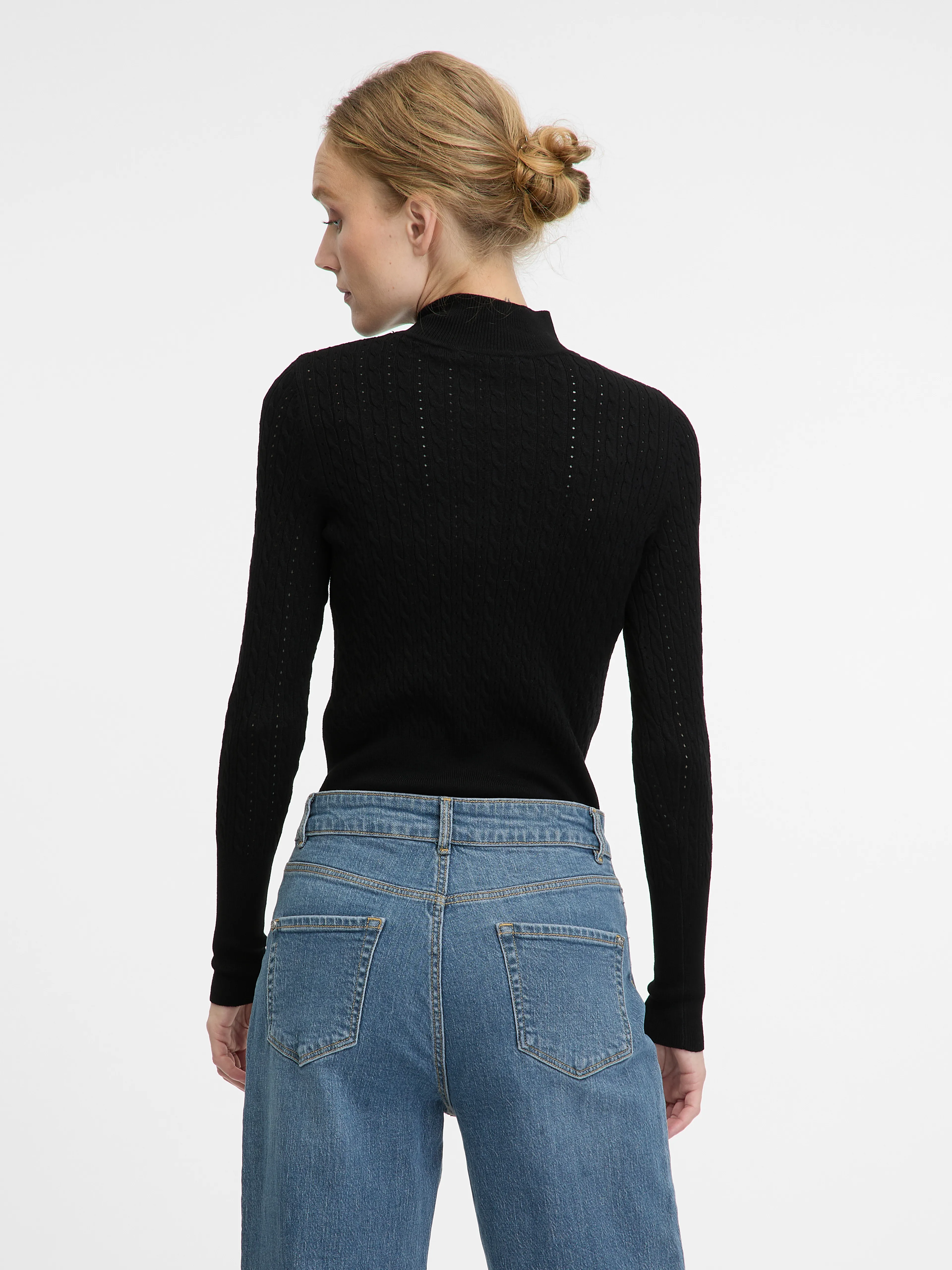 Schwarzer Damenpullover ORSAY