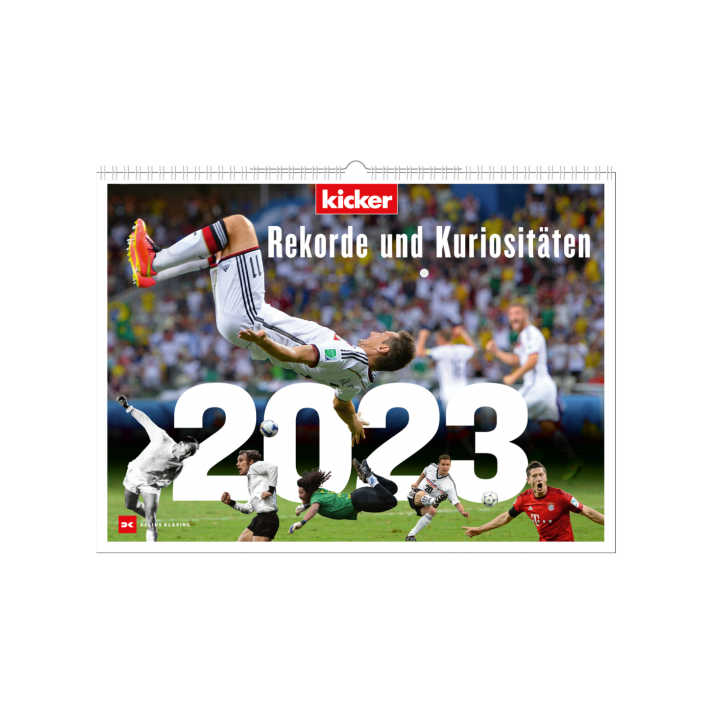 Kicker Kalender 2023 Rekorde und Kuriositäten