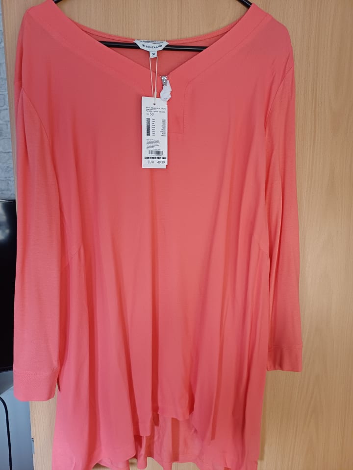 Tom Tailor Longsleeve in Koralle günstig kaufen 50