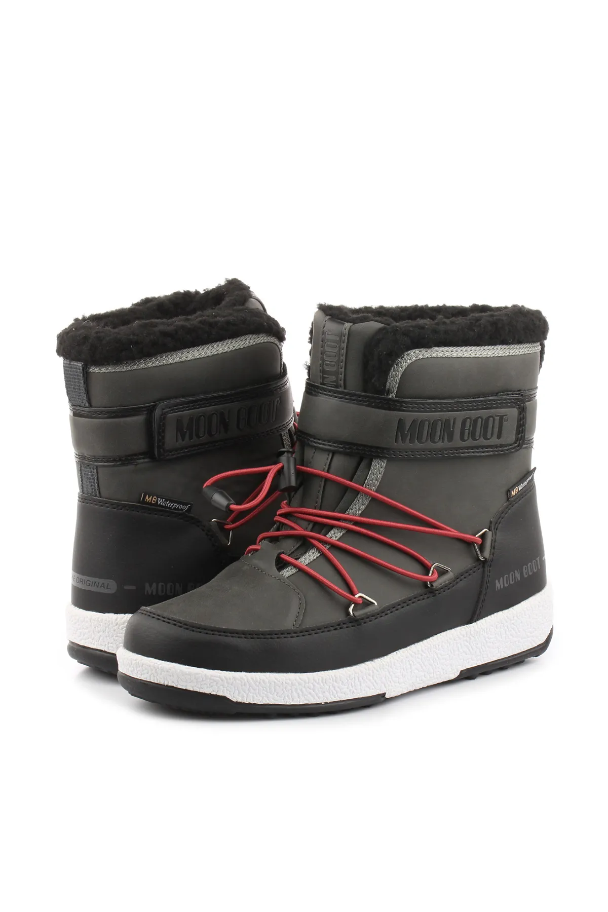 MOON BOOT  Schwarze/Castlerock Stiefel & Bootie für Herren