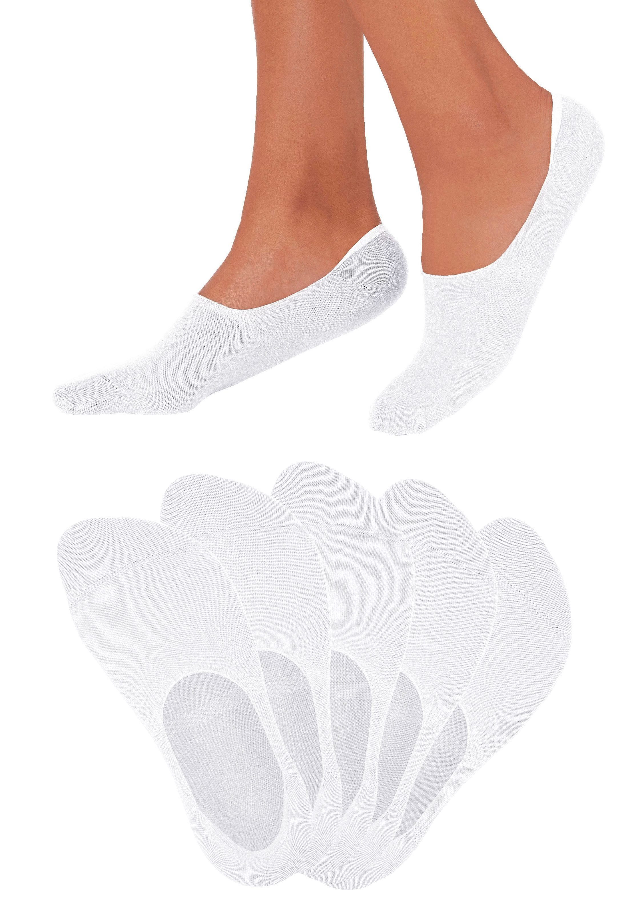 Bench. Füßlinge (Set, 5-Paar) für weit ausgeschnittene Schuhe