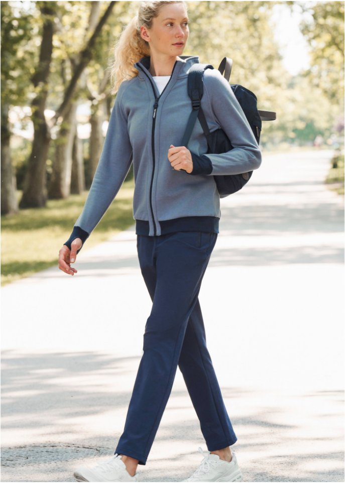 Stretch-Softshell Funktionshose mit Bequembund, wasserabweisend