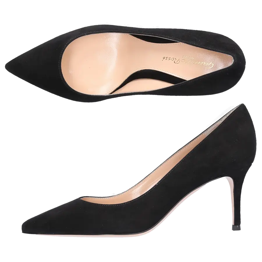 Gianvito Rossi - Pumps GIANVITO 70 Veloursleder - schwarz