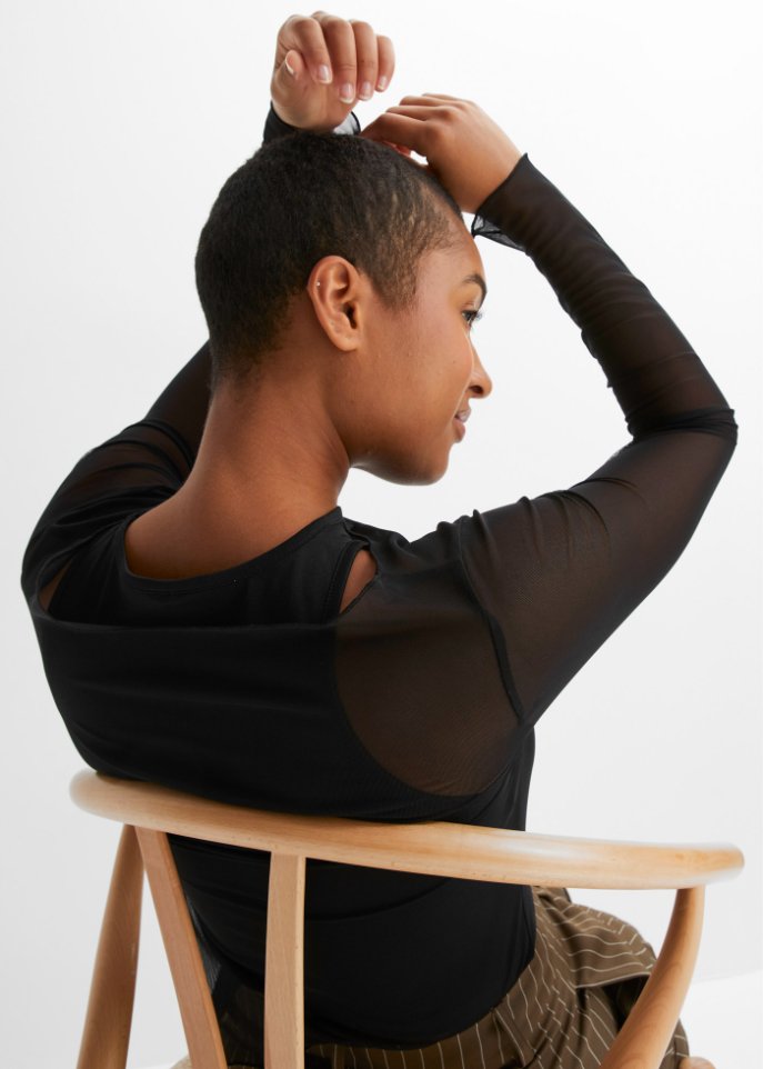 2 in 1 Mesh-Shirt