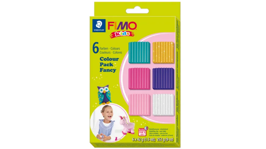 STAEDTLER Modelliermasse FIMO® Kids Materialpackung girlie 252 g