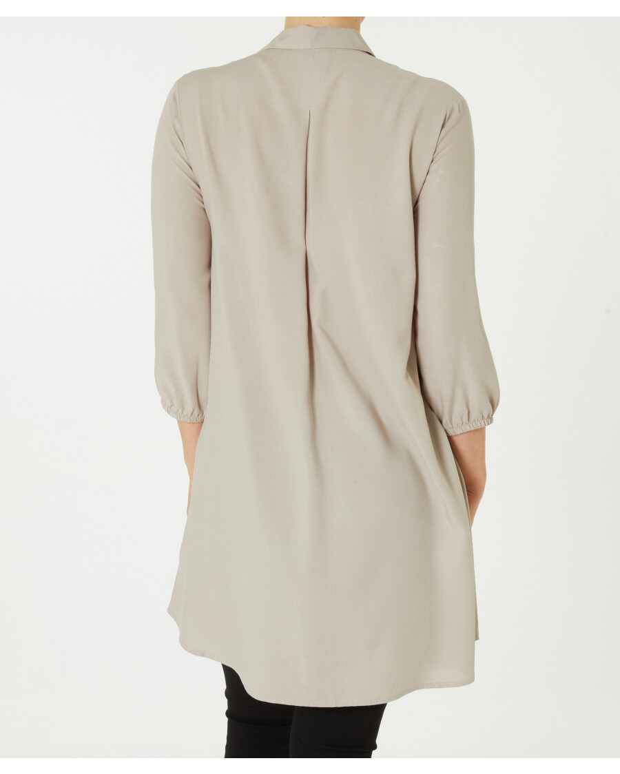 Longbluse mit 3/4-Arm