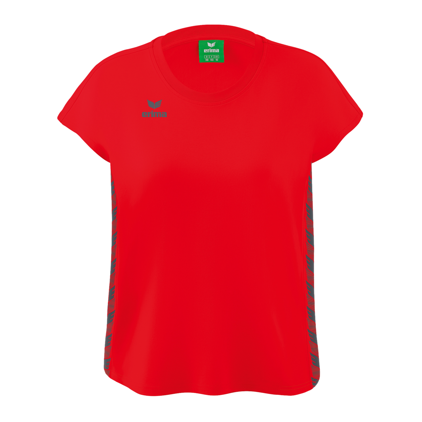 Erima Team Essential T-Shirt Damen Rot Grau