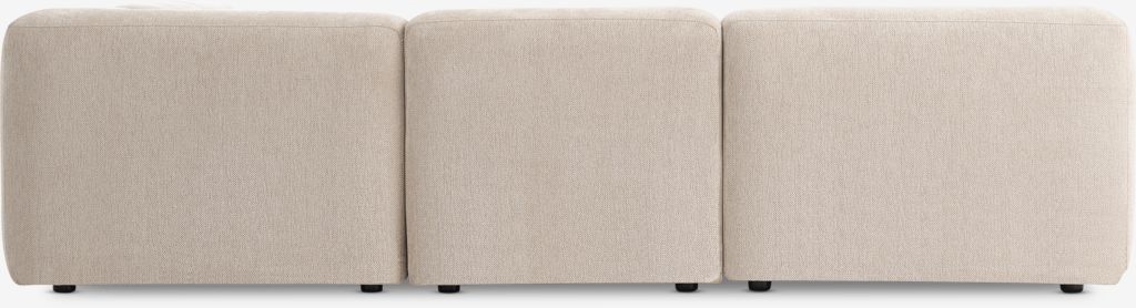 SKEJBY Sofa modułowa SKEJBY 5-osobowa otwarta tkanina piaskowa