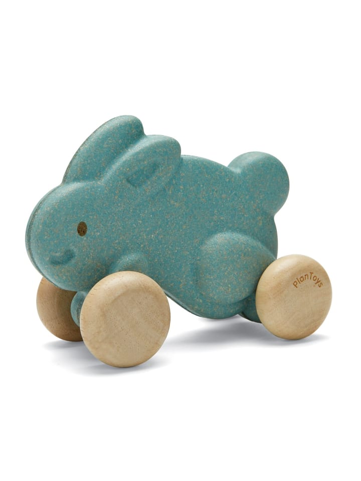 Plan Toys Hase auf Rädern blau ab 12 Monate günstig kaufen onesize