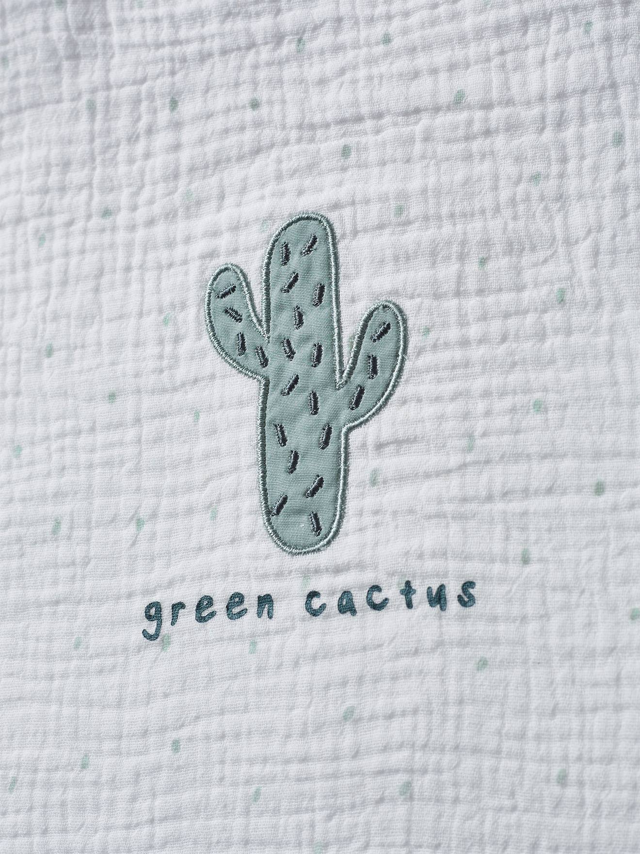 Gigoteuse spécial été en gaze de coton bio* CACTUS écru