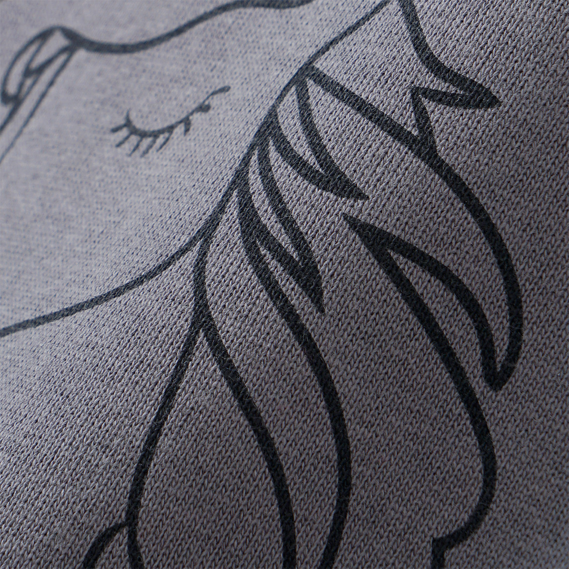 Mädchen Sweatshirt mit Einhorn-Print
