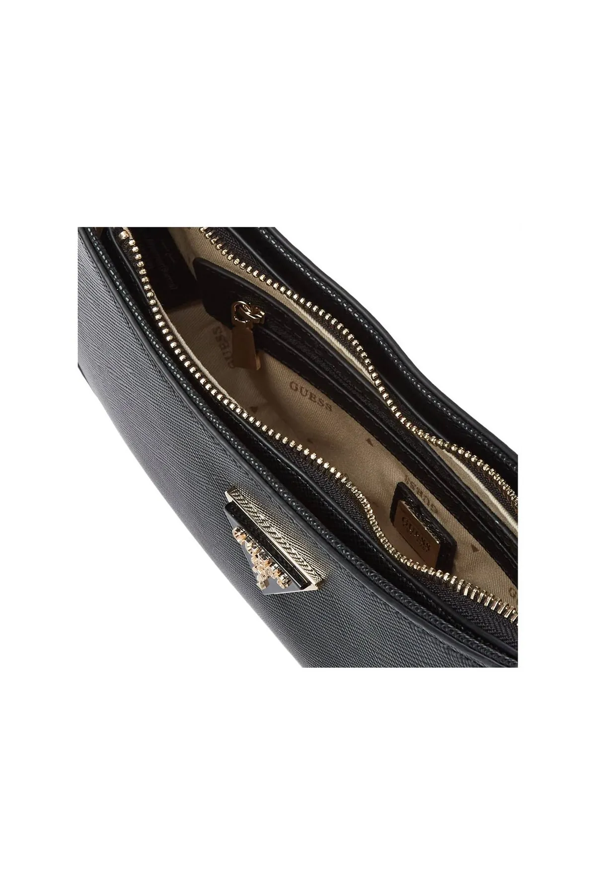 Guess  Handtasche - Schwarz - Strukturiert